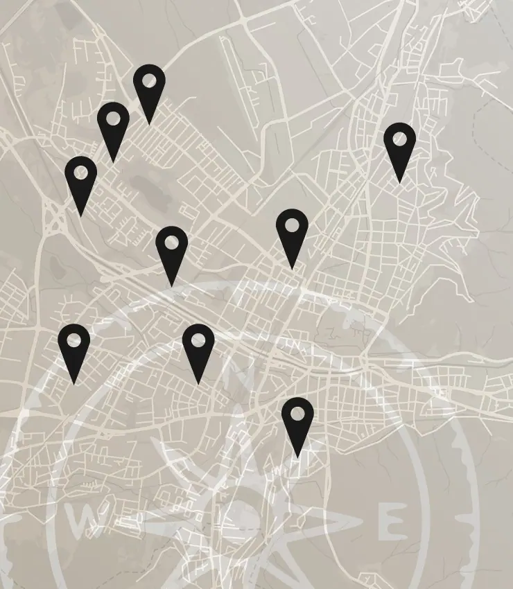 Le sedi di MW HOTELS a Friburgo e nella regione del Brisgovia