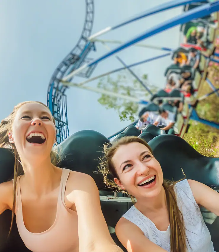 Fahrgeschäfte und Themenwelten im Europa-Park in Rust